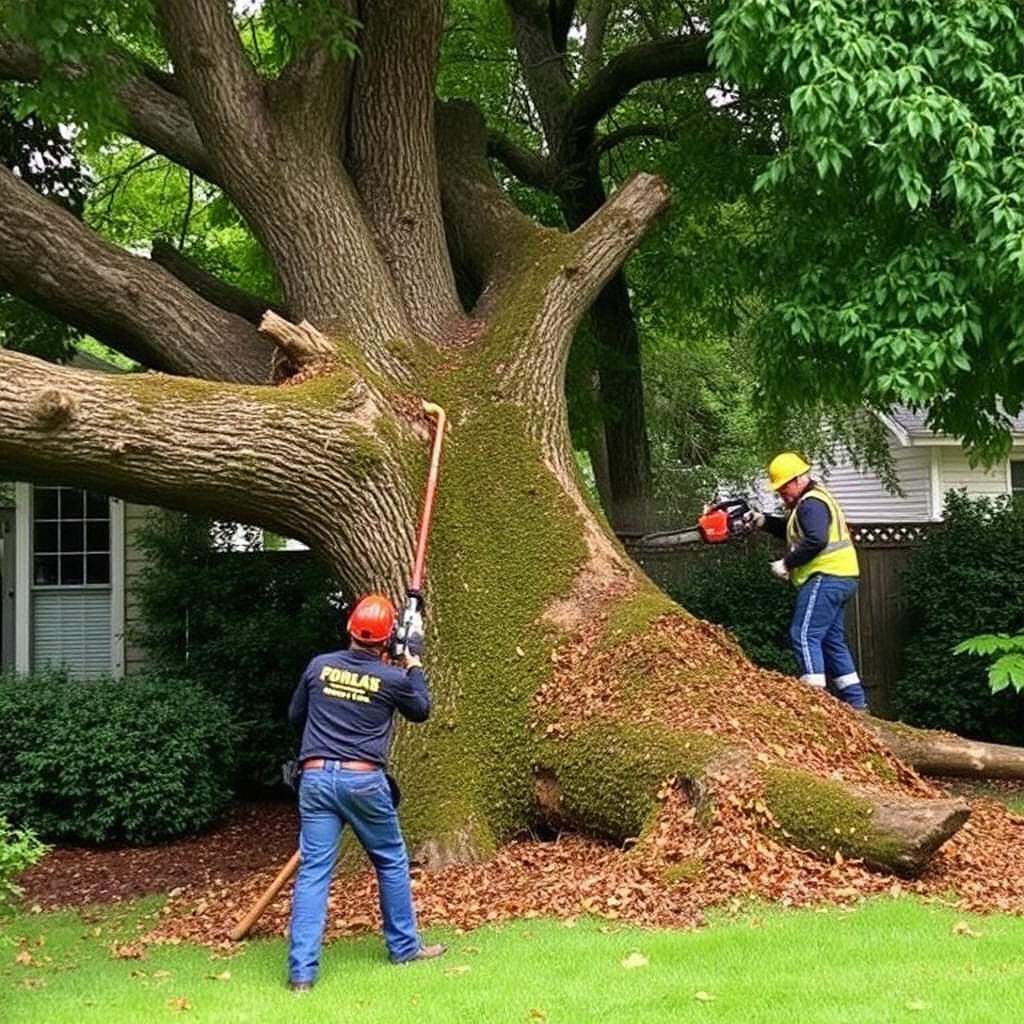 Abattage d'arbre